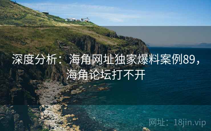 深度分析：海角网址独家爆料案例89，海角论坛打不开