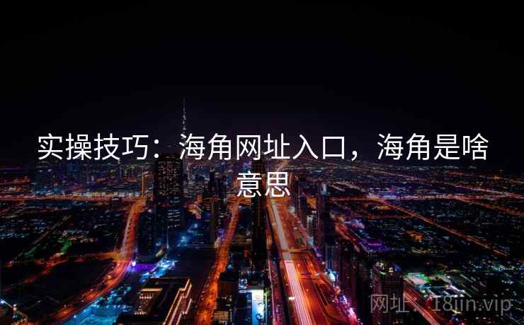 实操技巧：海角网址入口，海角是啥意思